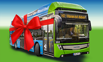 Bus mit Schleife