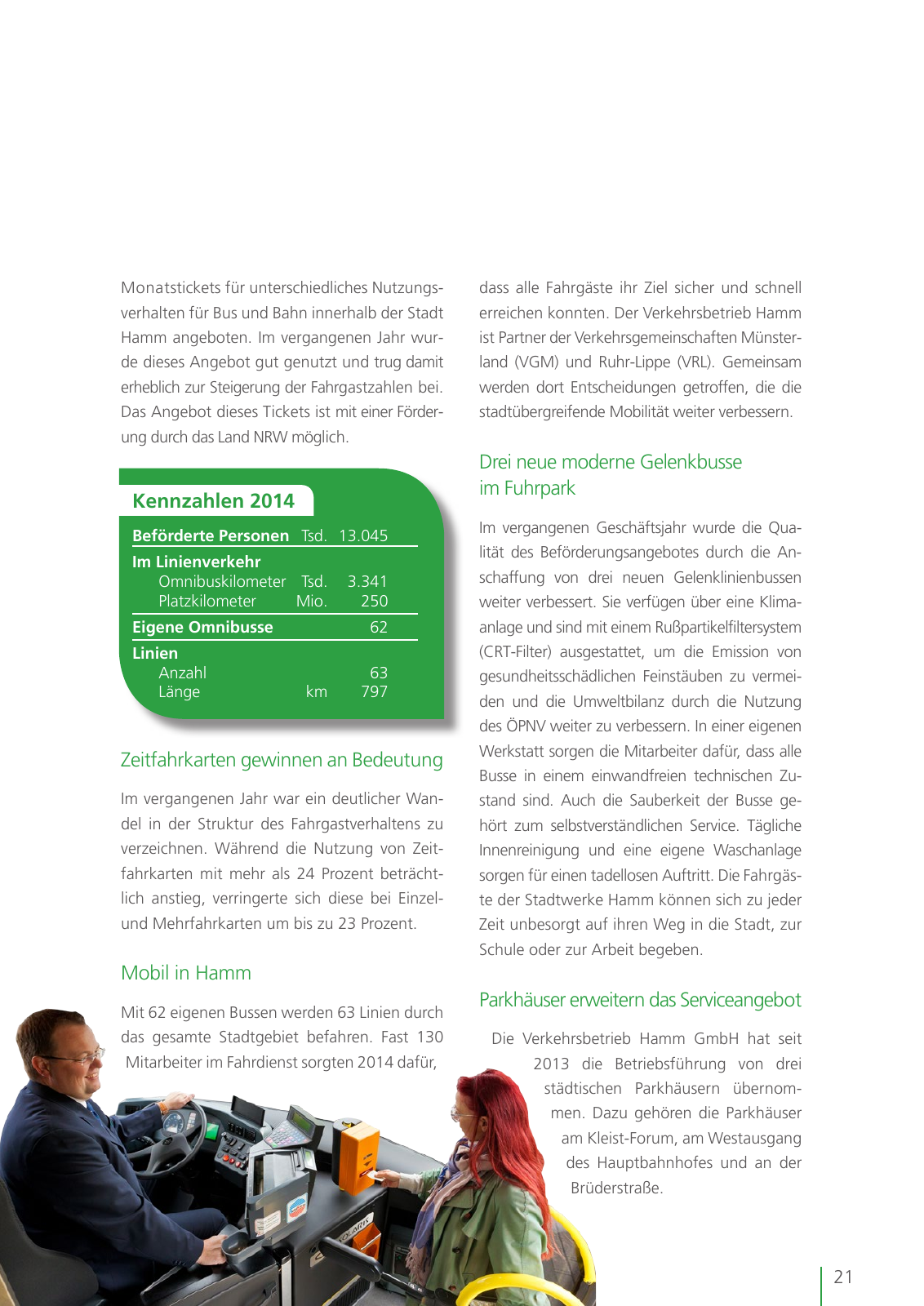 Vorschau Geschäftsbericht 2014 Seite 21