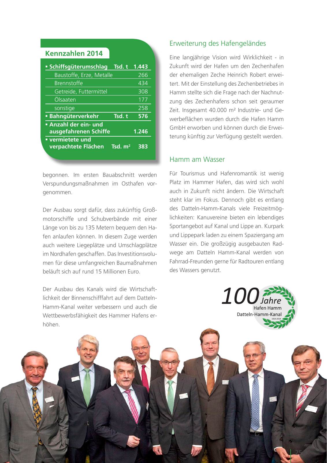 Vorschau Geschäftsbericht 2014 Seite 25