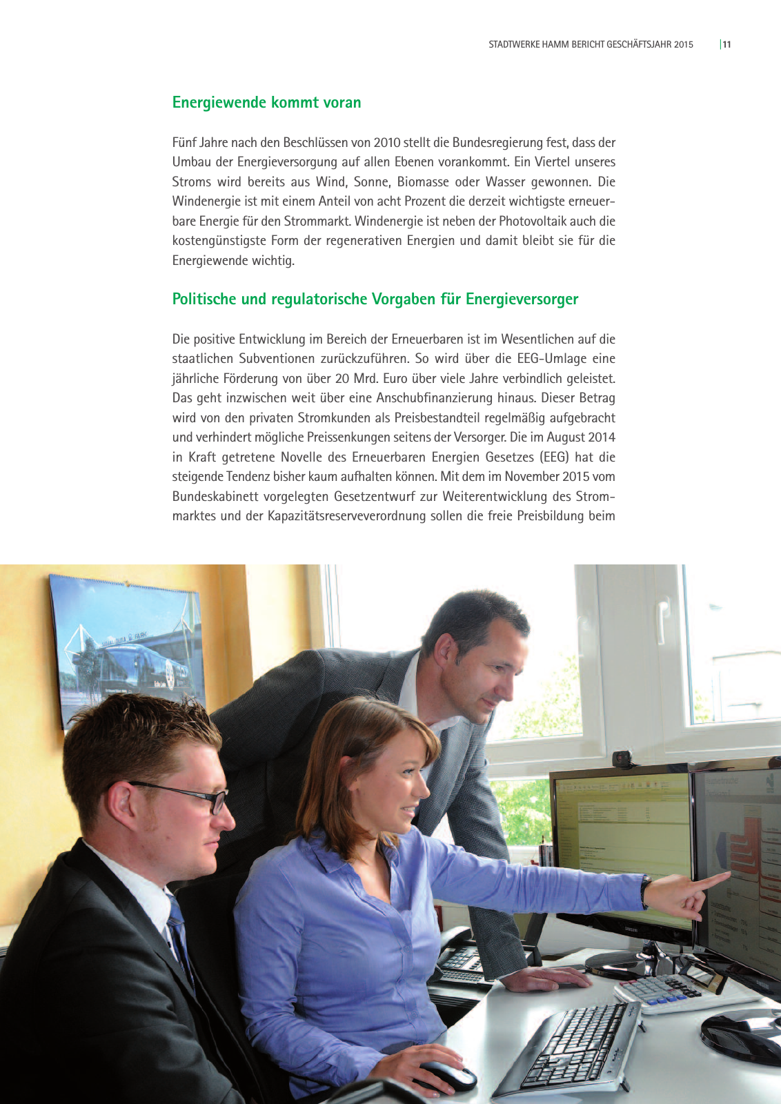 Vorschau Geschäftsbericht 2015 Seite 11