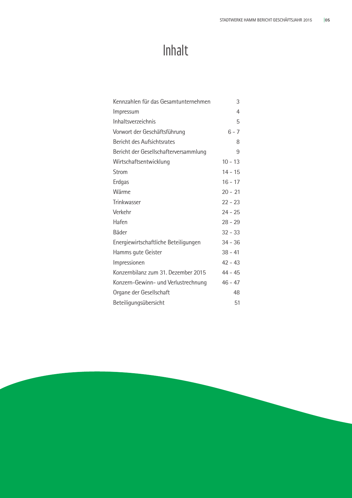 Vorschau Geschäftsbericht 2015 Seite 5