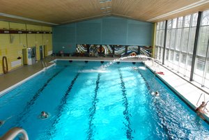 Innenansicht vom Sport-Aquarium in Bockum-Hövel