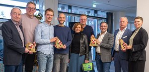 Gruppenfoto - Stadtwerke Hamm - Spendenübergabe Weihnachtsspende 2025