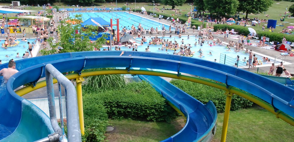 Ansicht vom Freibad Süd
