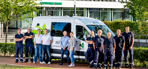 Das Bild zeigt das Team Heizungsservice