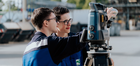 Schmuckbild - Azubis Vermessungstechniker/-in