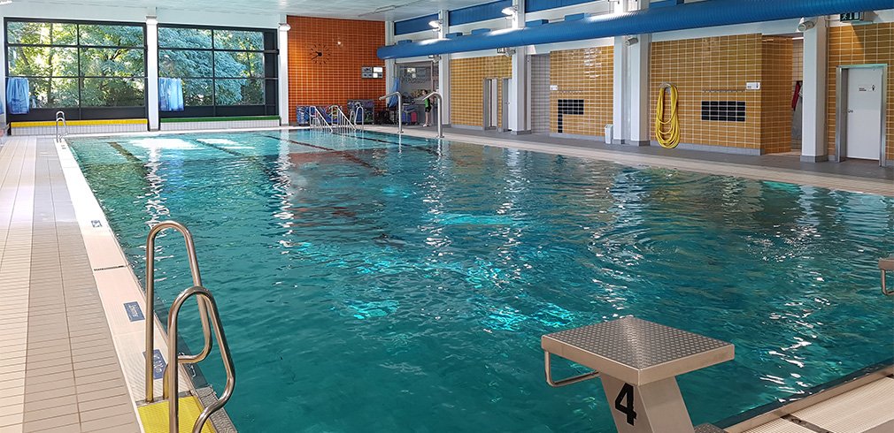 Innenansicht Hallenbad Lagune Herringen